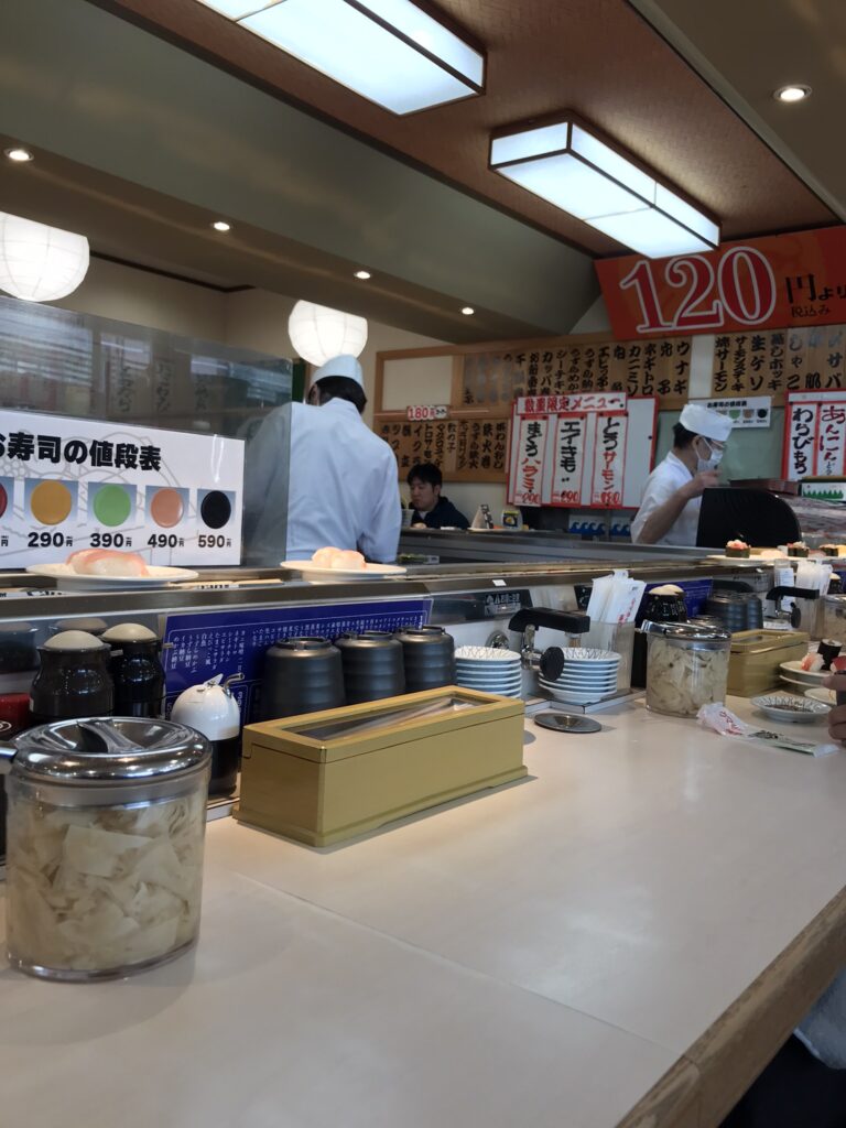 A sushi restaurant in Tohoku