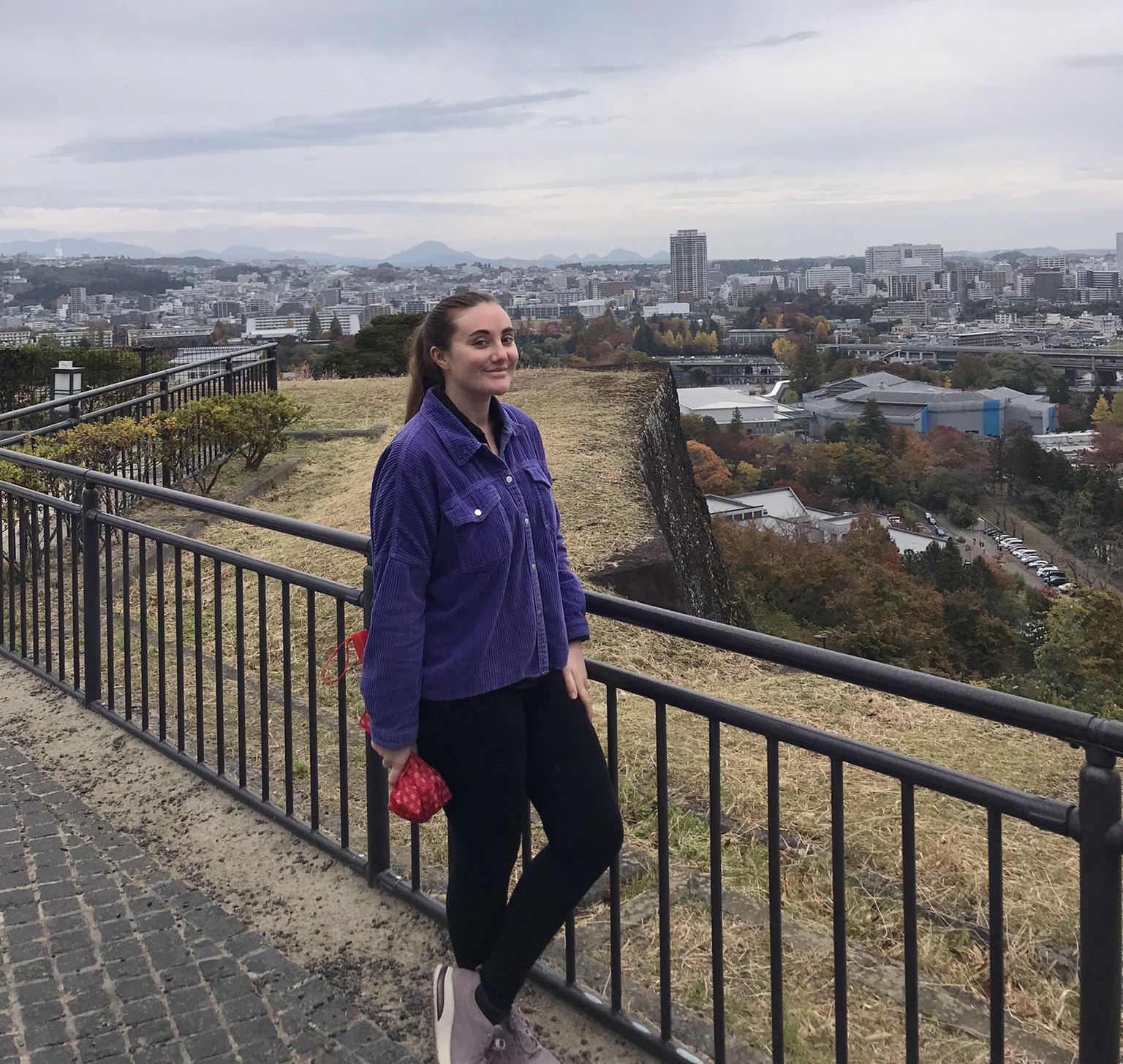 The view from Sendai Castle