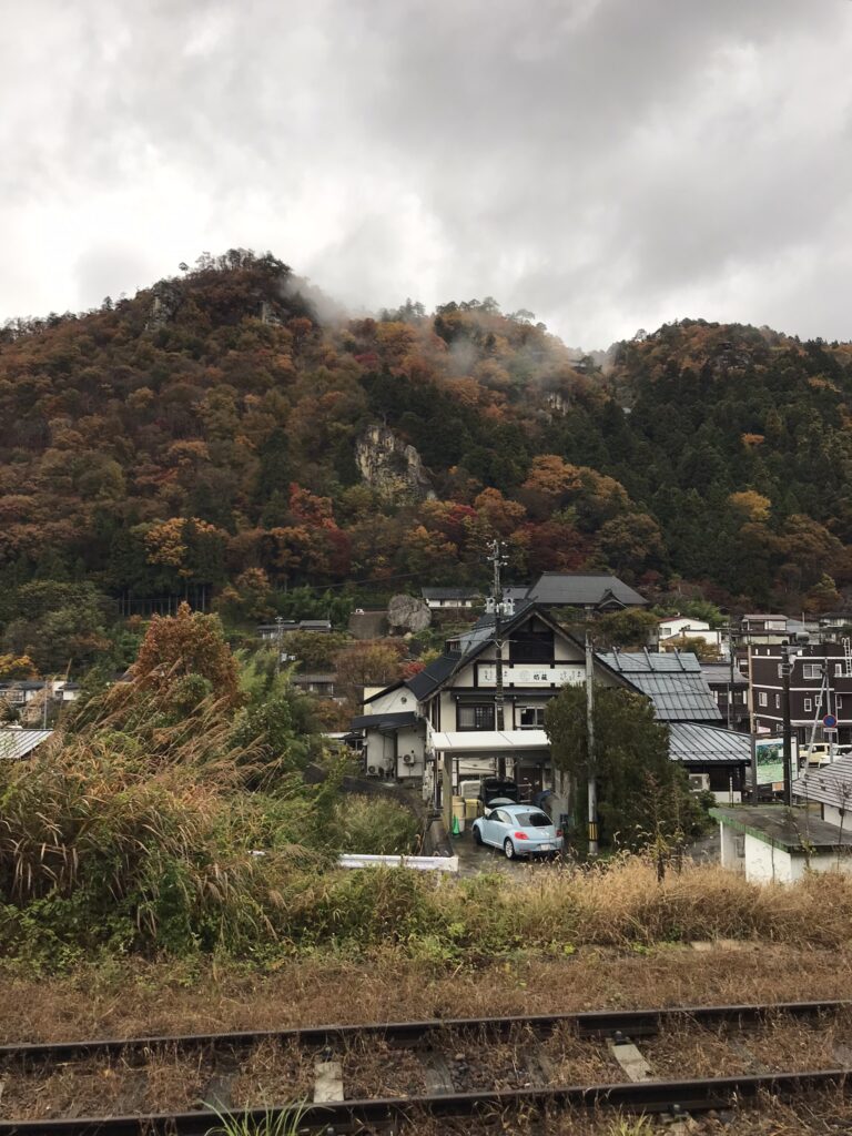 Yamadera train station in Tohoku