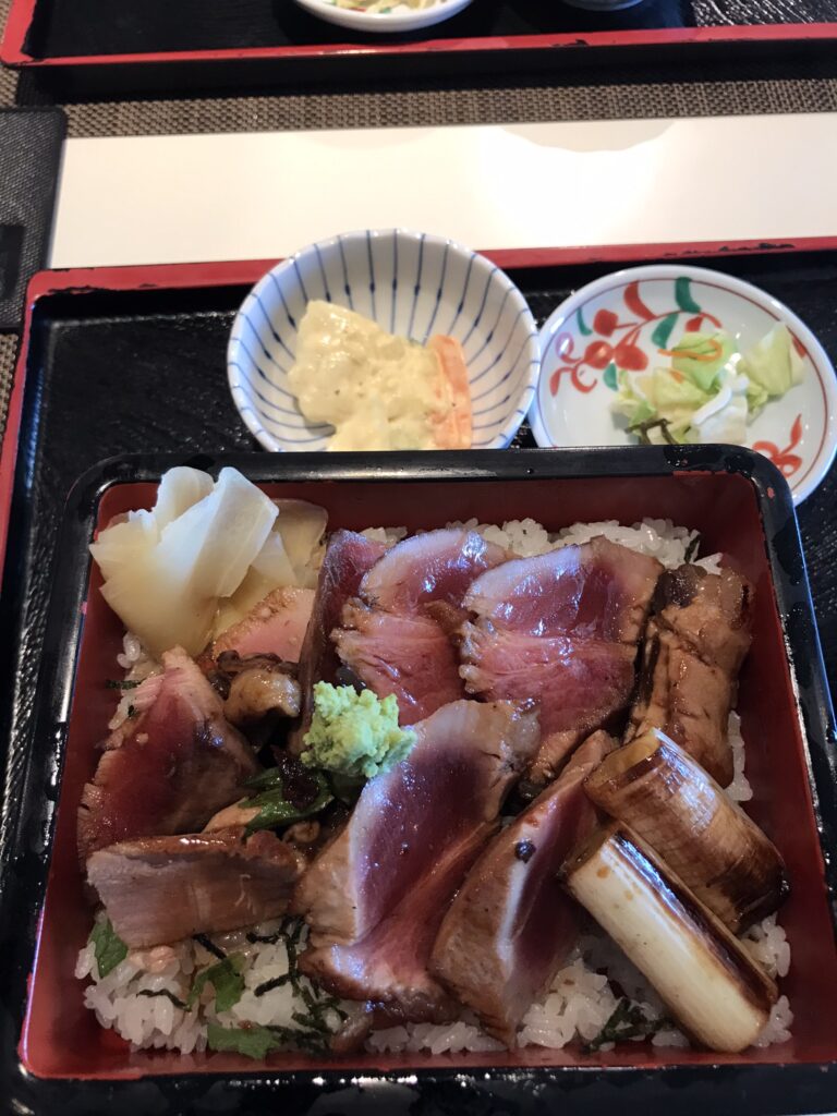 A tuna meal at Matsushima