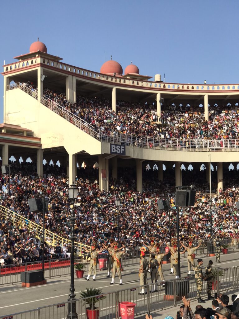 The Wagah Border Ceremony near Amritsar