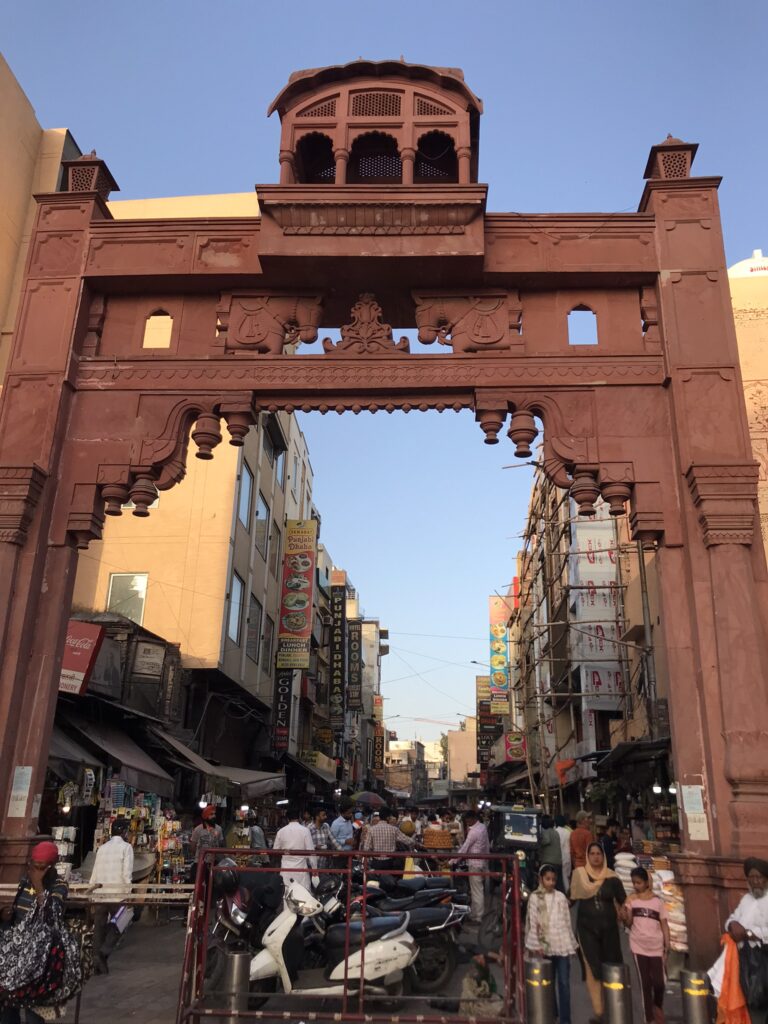 A busy street in Amritsar