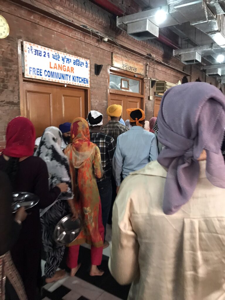 The langar at the Golden Temple