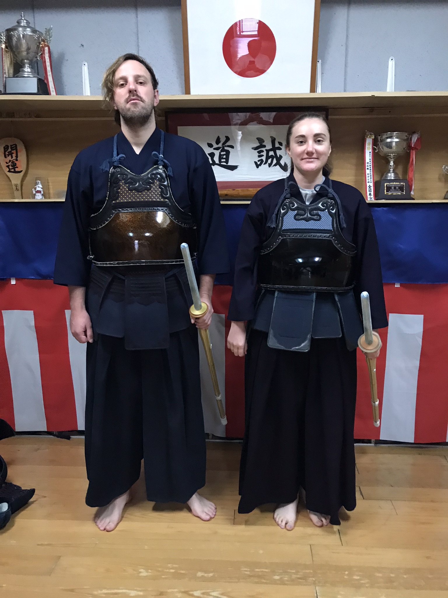 A kendo lesson in Tokyo