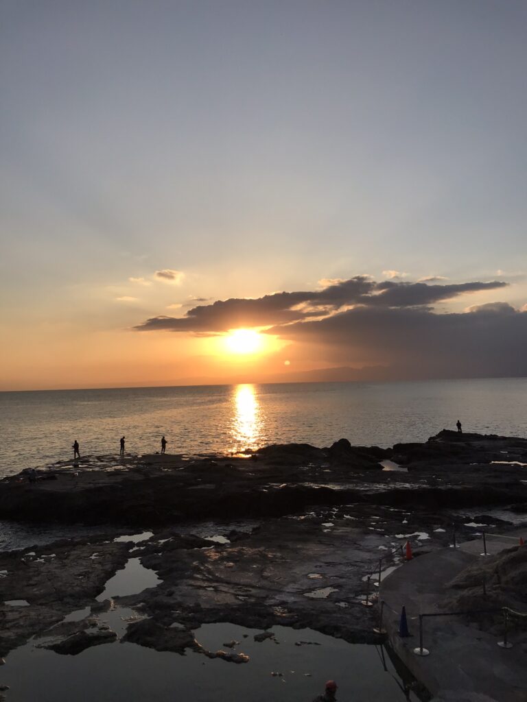 Sunset at Enoshima Island near Kamakura