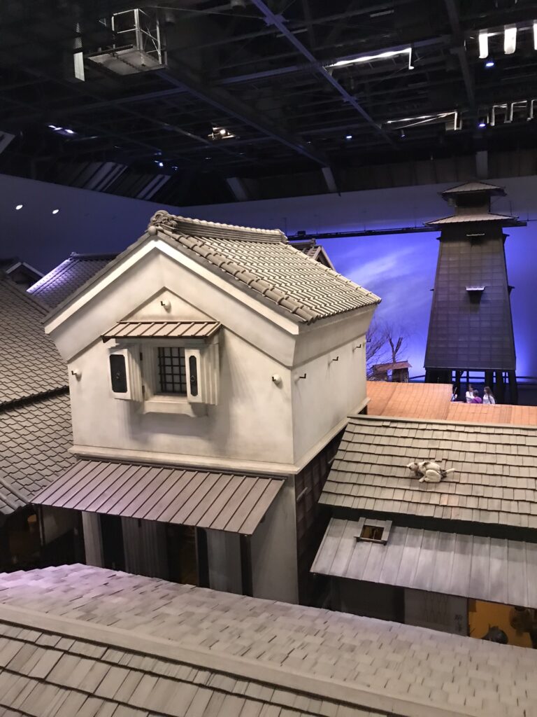 A reconstructed street at Fukagawa Edo Museum in Tokyo
