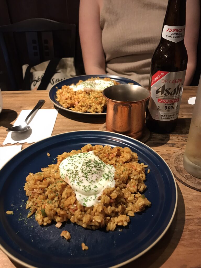 A curry at Milonga Nueva in Tokyo