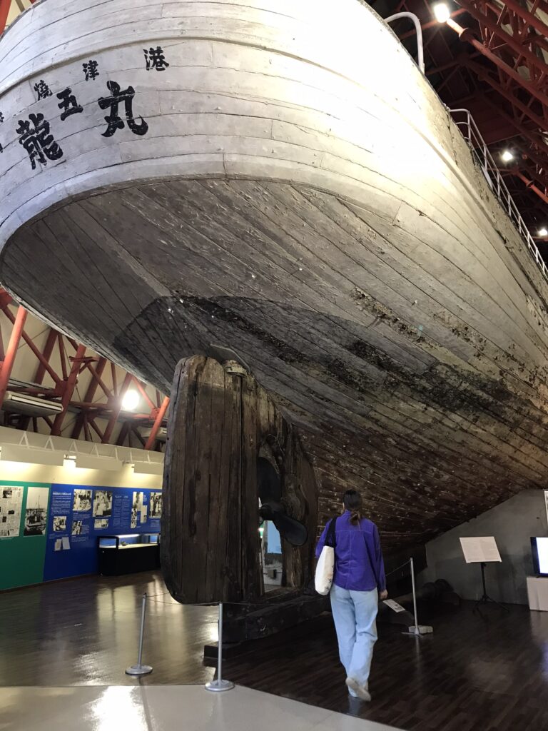 The Fukuryumaru at the museum in Tokyo