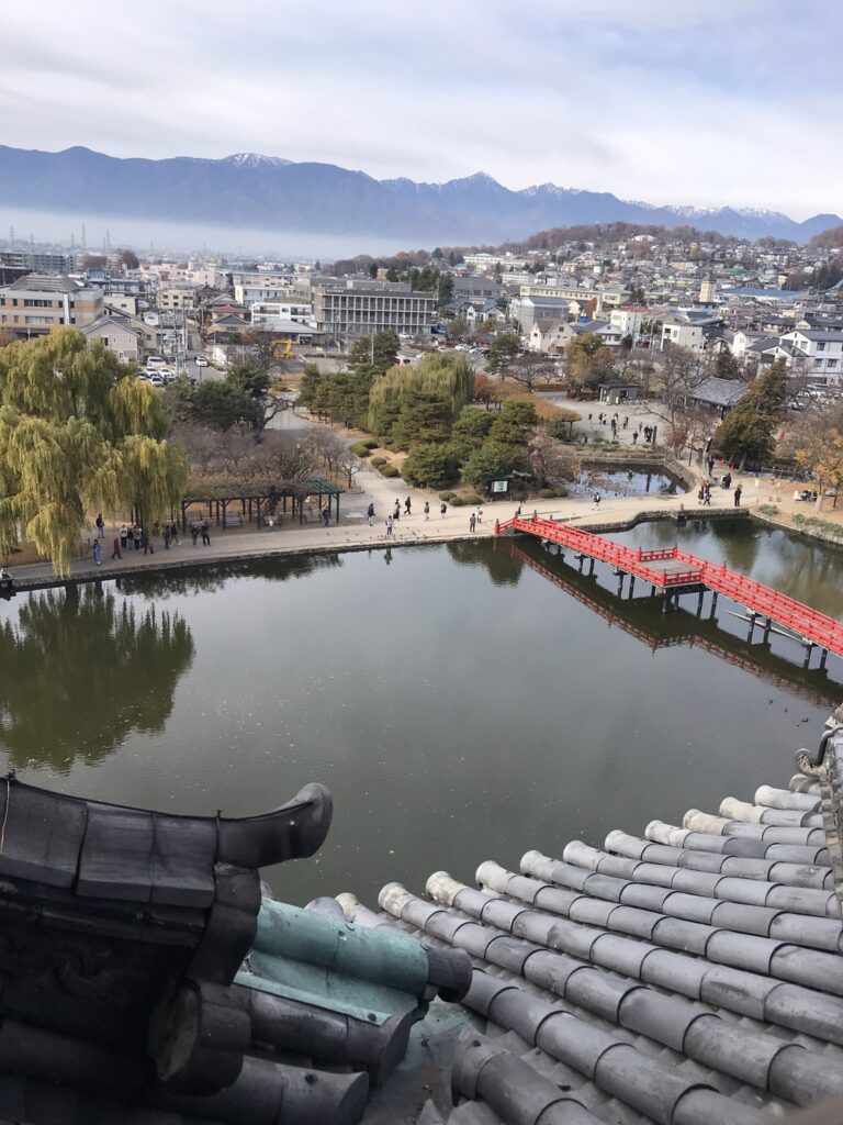 A view of Matsumoto from the castle