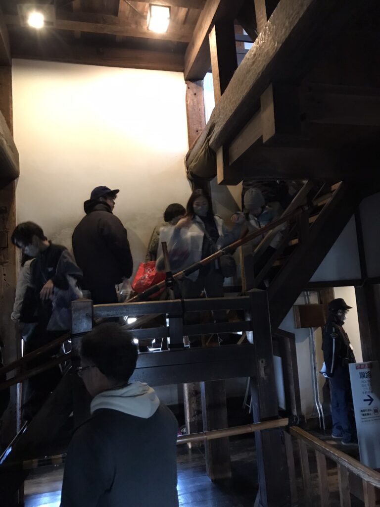 The interior of Matsumoto Castle