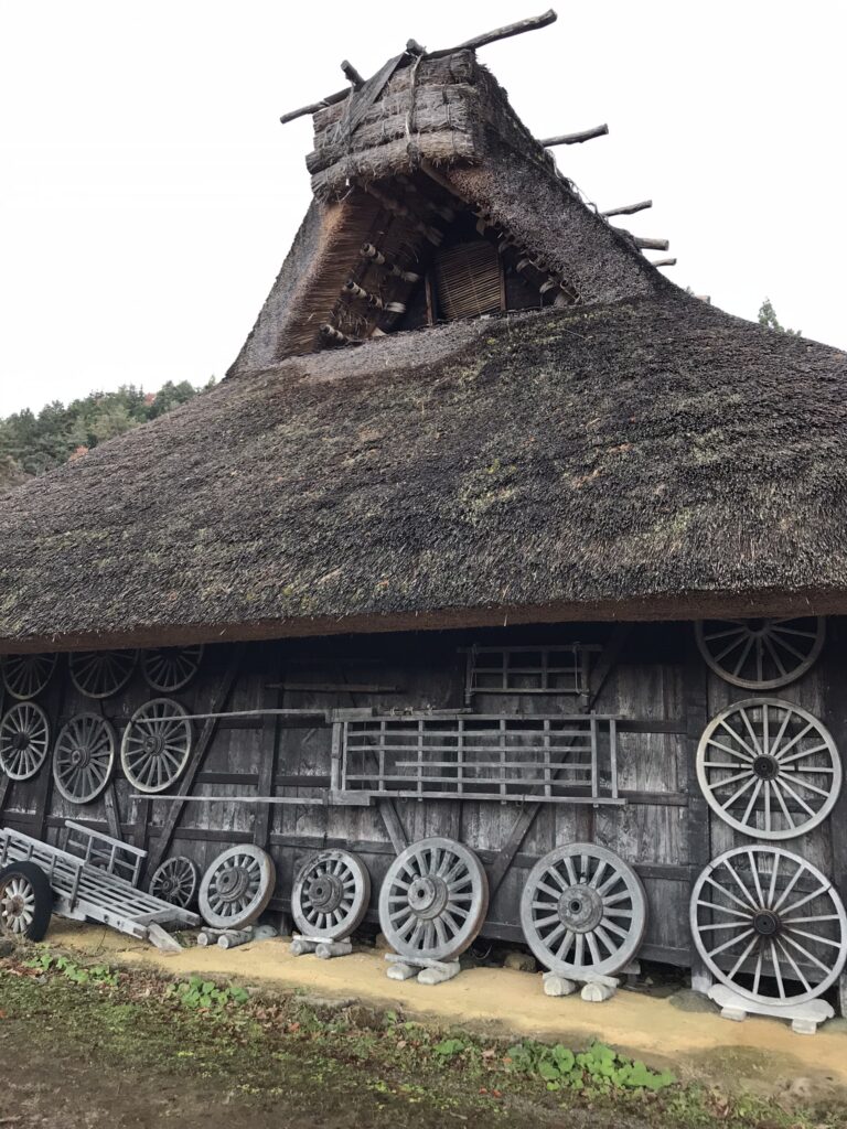 A house at Hida Folk Village in Takayama