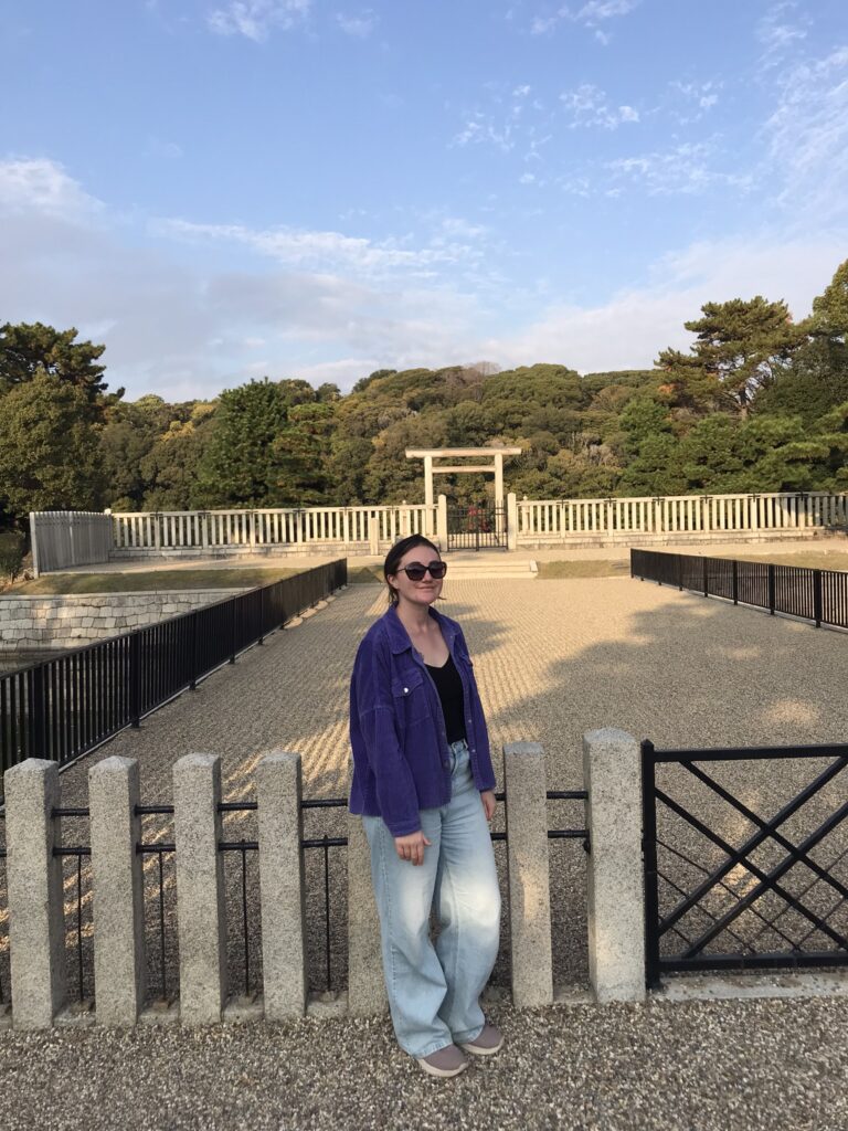 A Kofun burial mound in Sakai