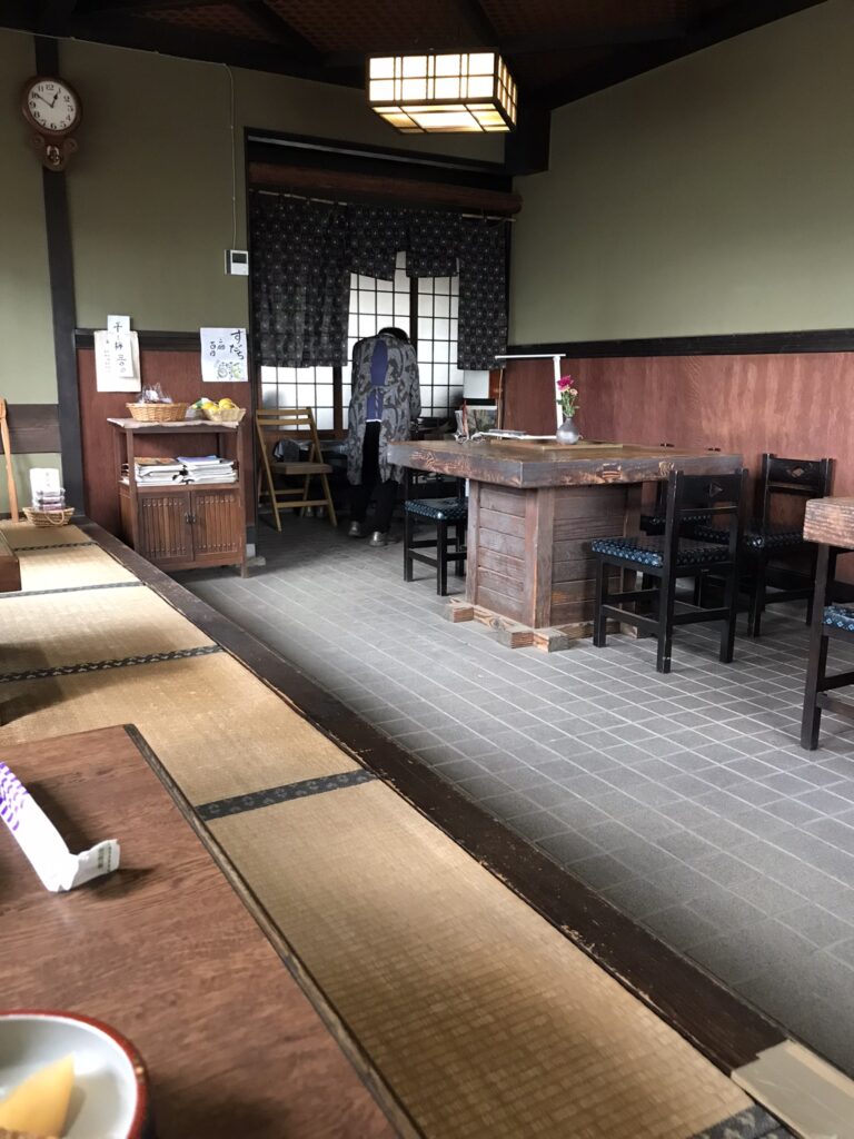 A Japanese restaurant in Ikaruga