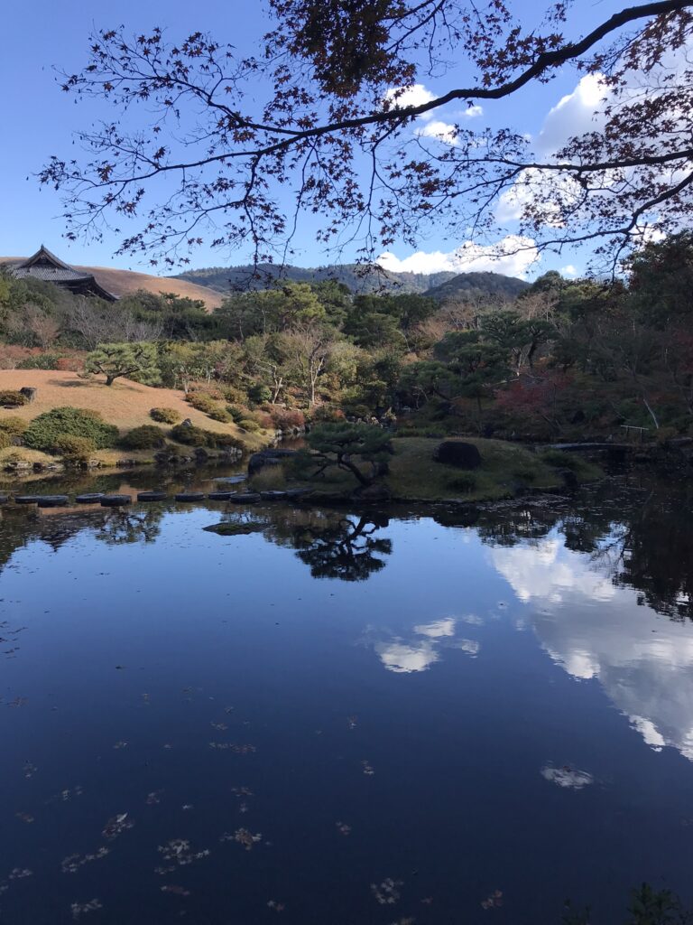 Isuien garden in Nara