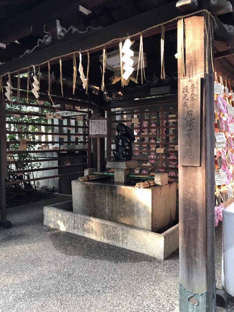 A rabbit shrine in Kyoto
