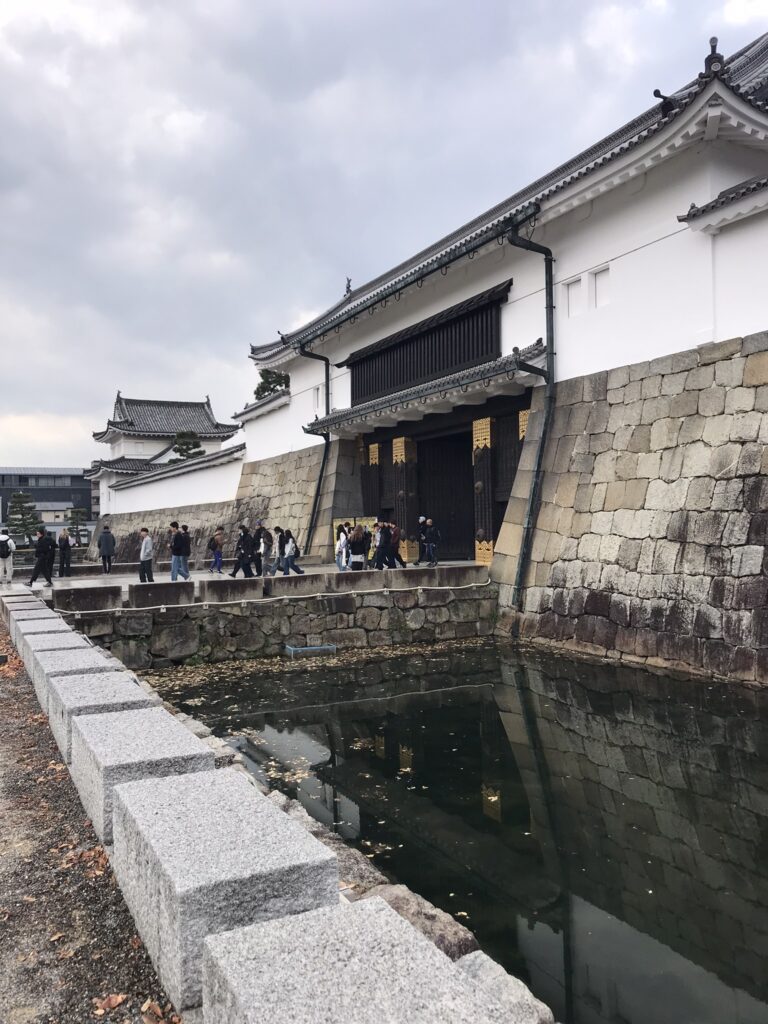 Nijojo castle gate in Kyoto