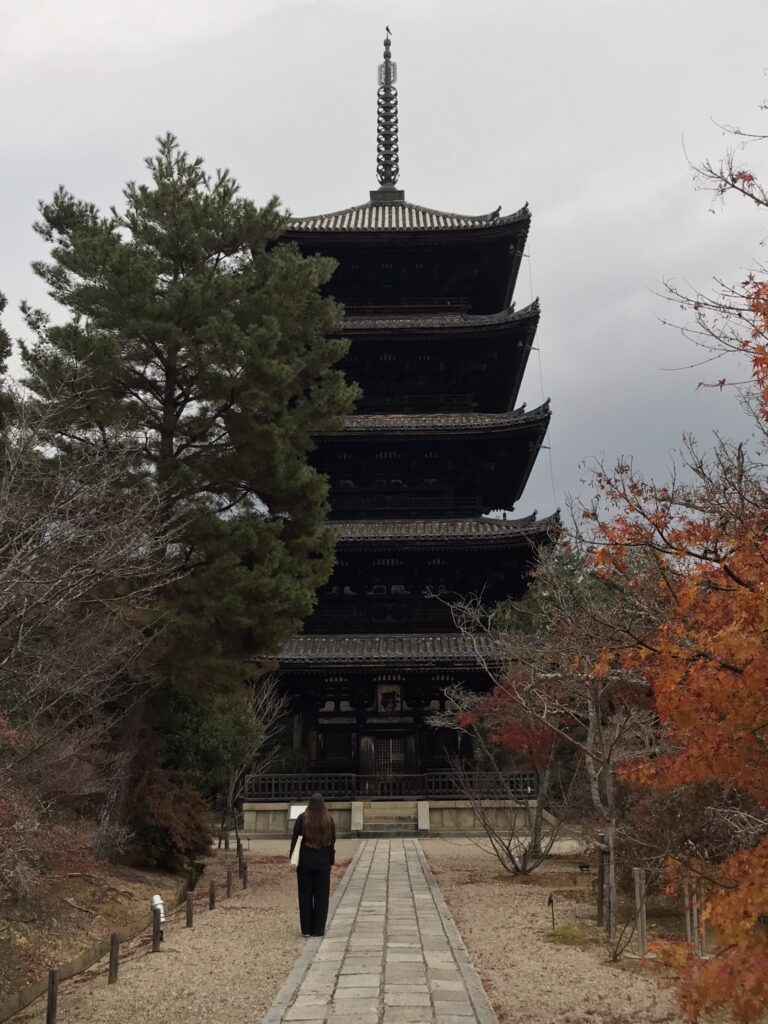 A pagoda at Ninna-ji in Kyoto
