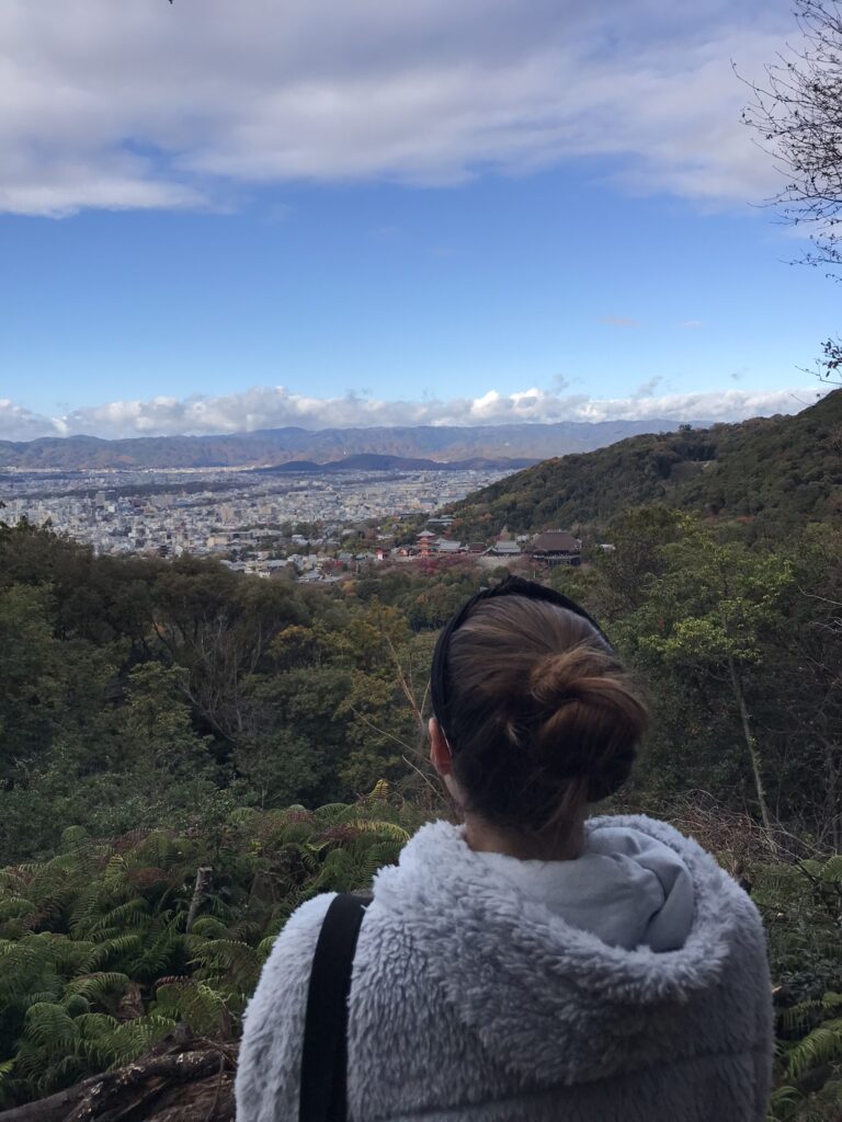 The view from Hokokubyo in Kyoto
