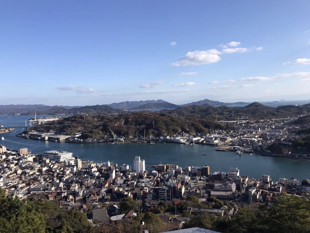 A view from Ohashi observatory in Onomichi