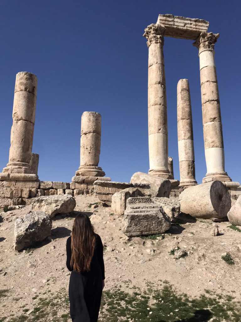 Columns at Amman Citadel