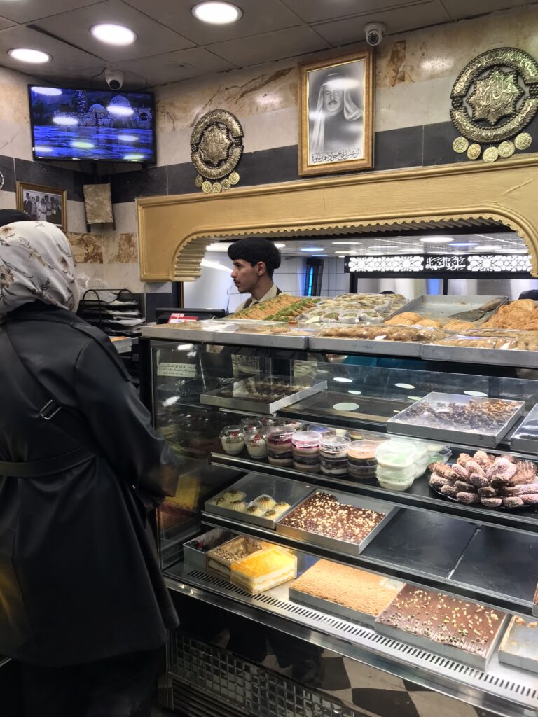 A Jordanian sweet shop in Amman