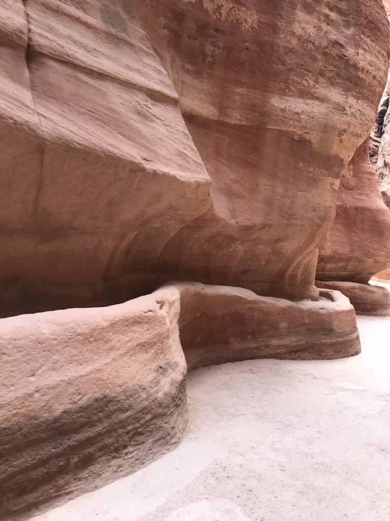 An irrigation channel at Petra