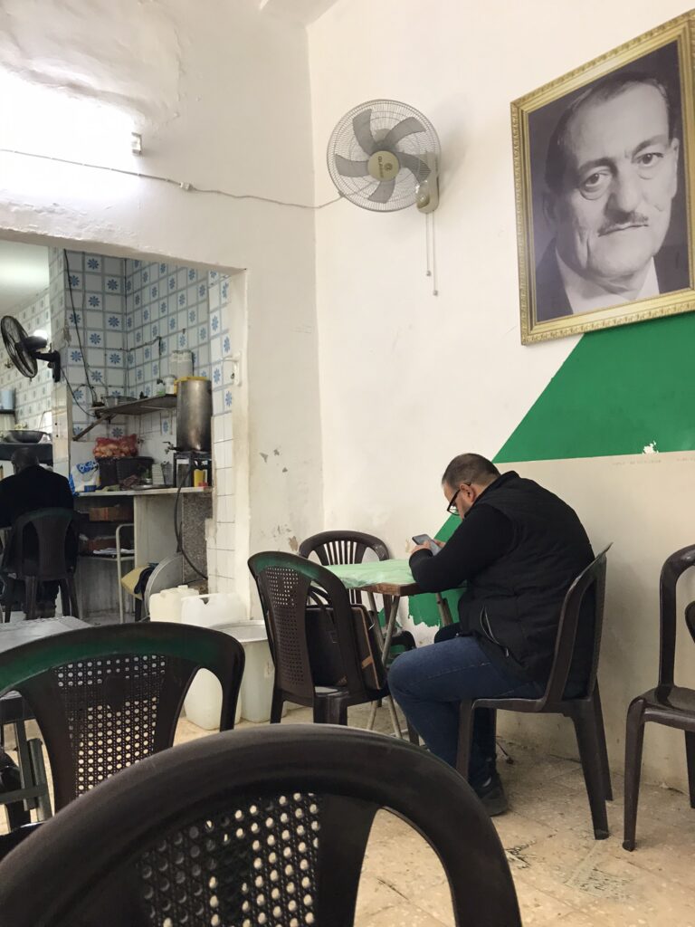 A falafel restaurant in Irbid