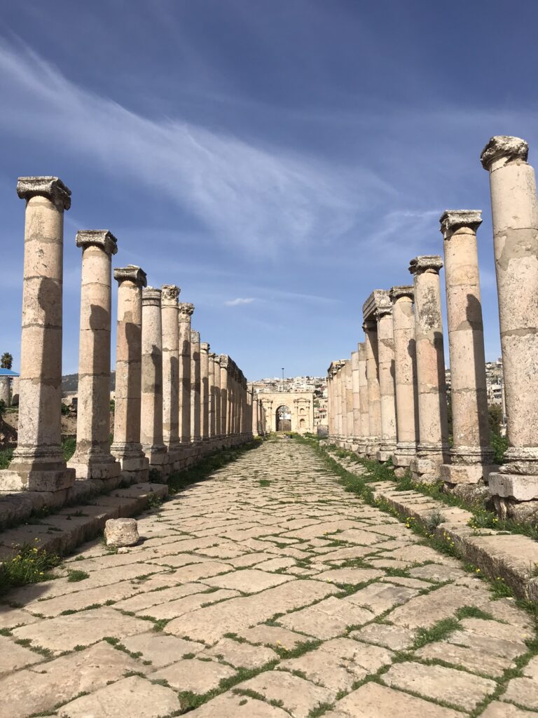 Roman columns at Jerash