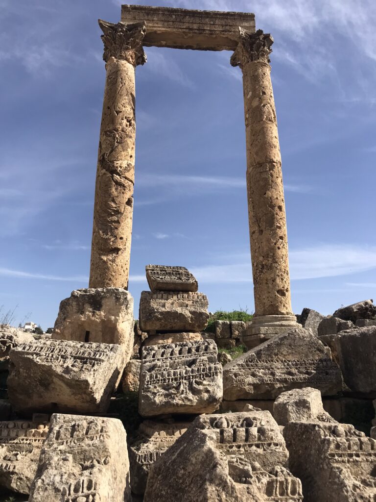Roman ruins at Jerash