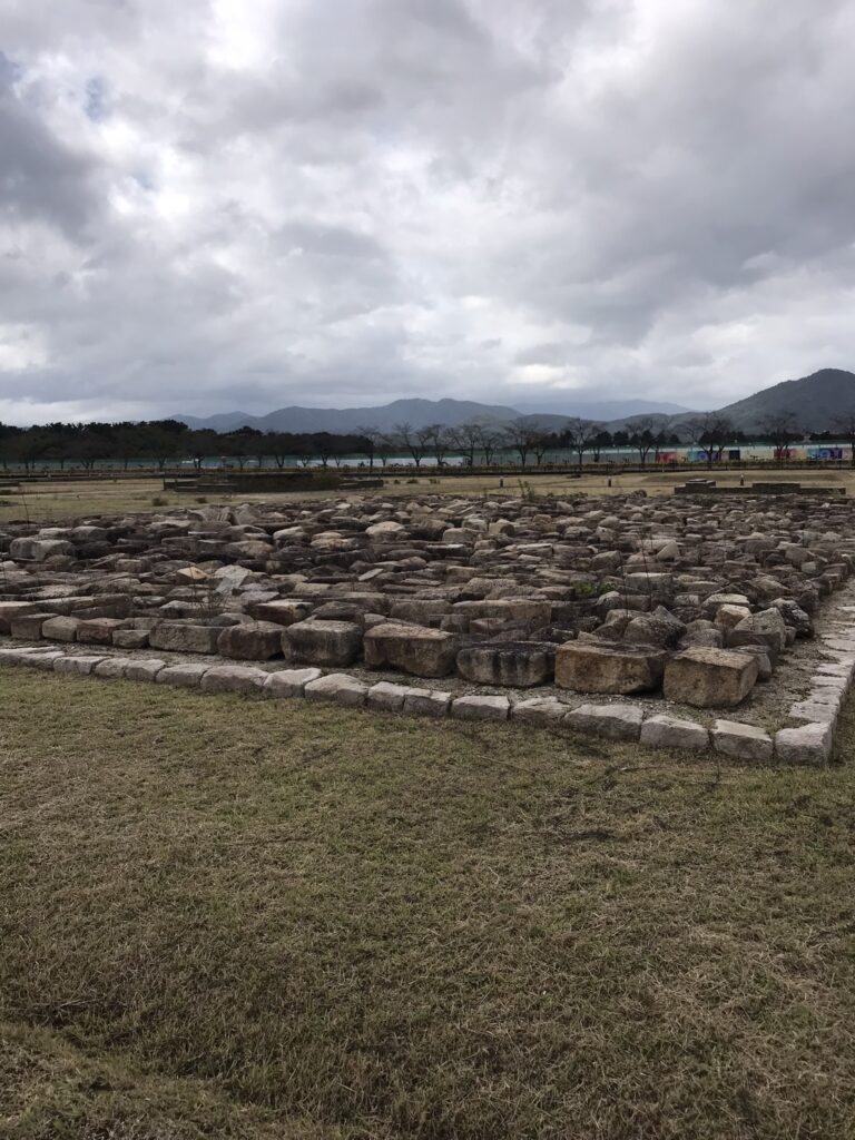 The ruins of Hwangnyeonsa Temple in Gyeongju