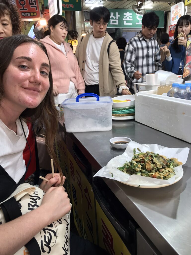 A meal at the market in Busan