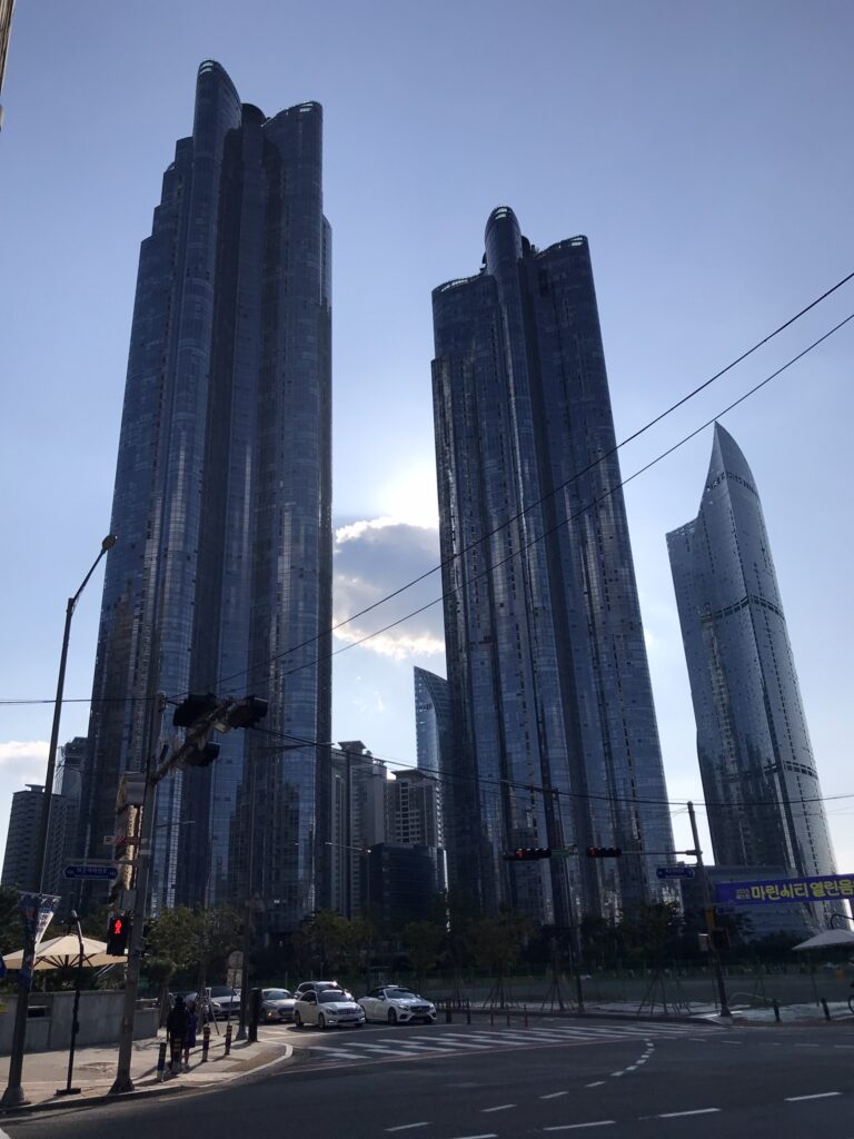 Tower buildings in Busan