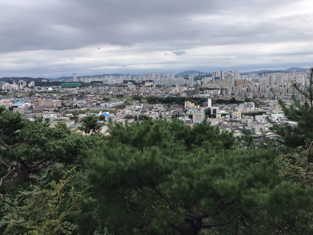 The skyline of Suwon