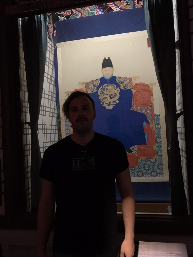 A painting of King Taejo in Jeonju