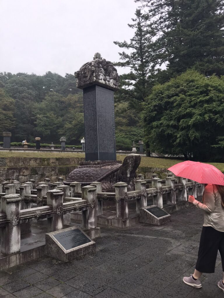 A monument at Haeinsa