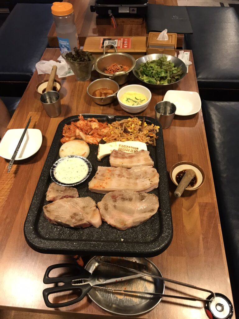 A Korean BBQ in Daegu