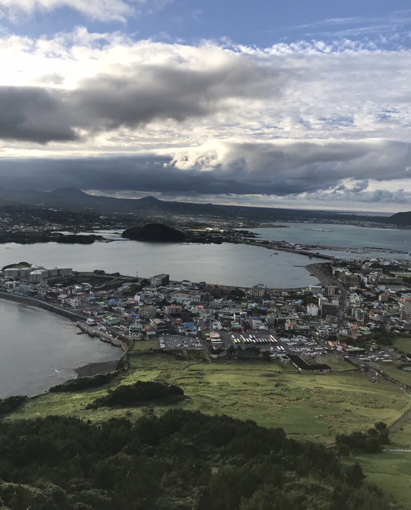 A landscape on Jeju island
