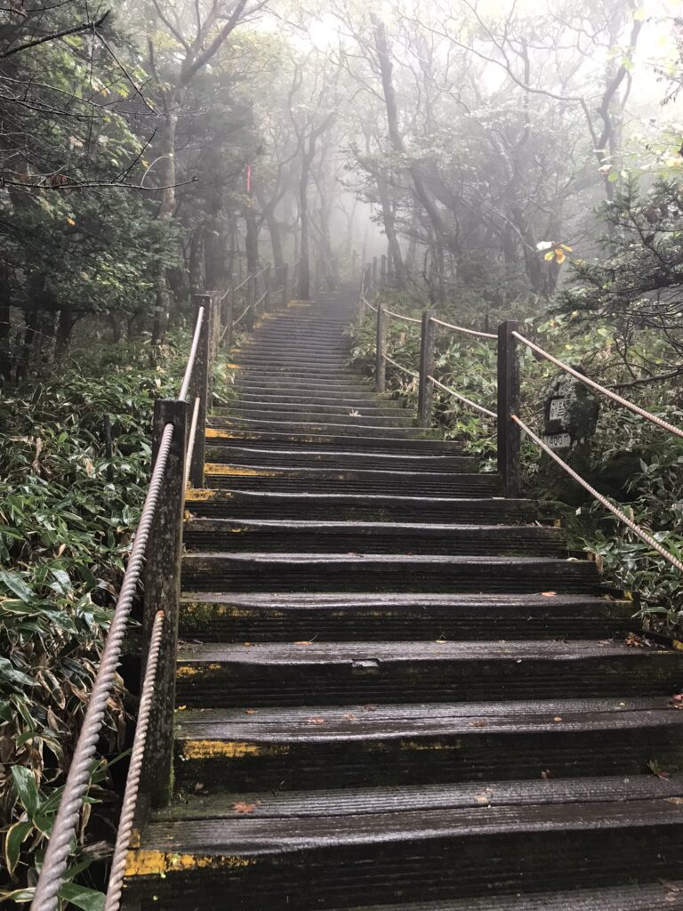 Seongpanak trail in Jeju