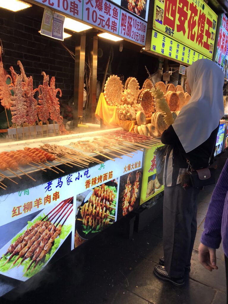 A Hui food stall in Xi'an