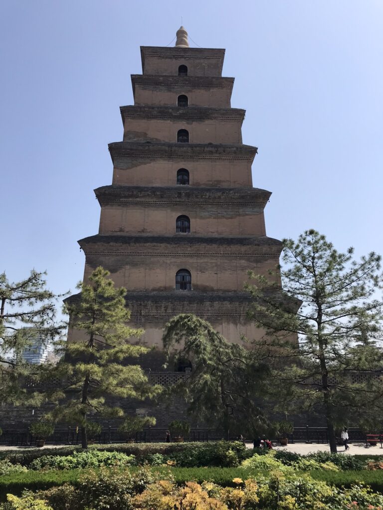 The great wild goose pagoda in Xi'an