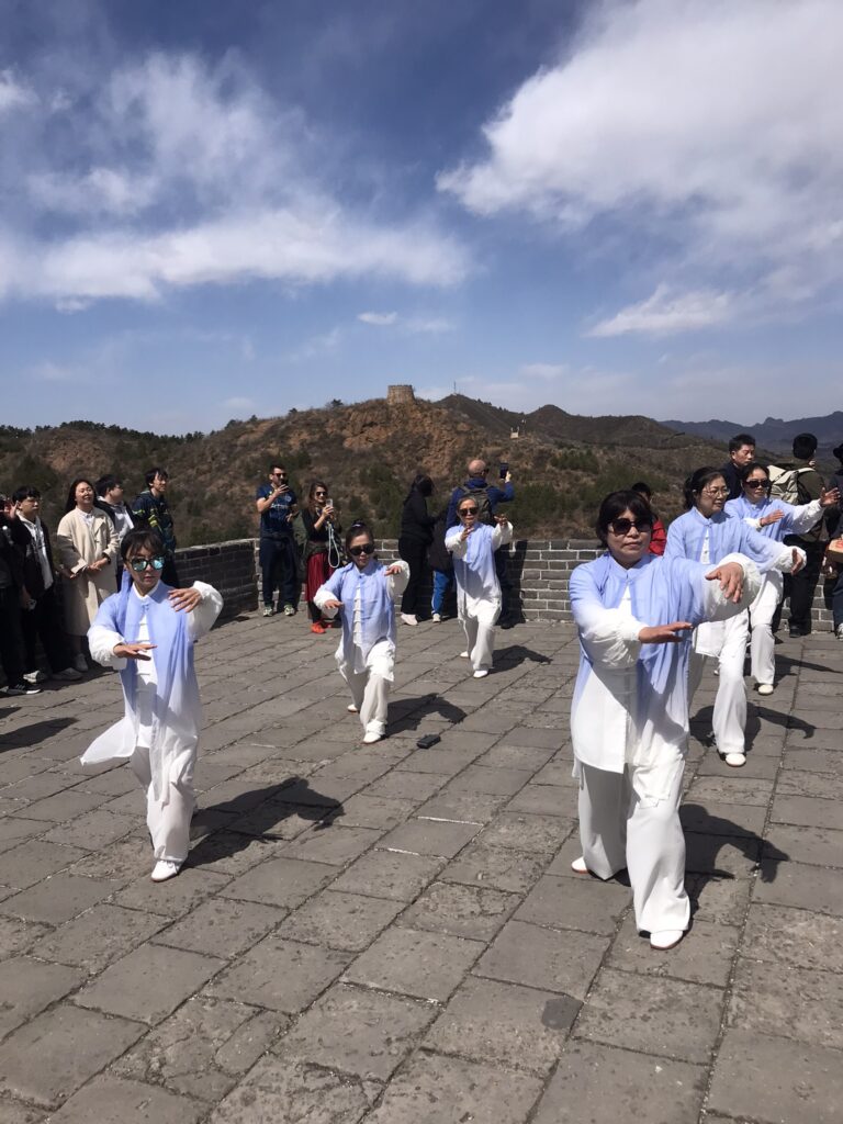 Tai Chi on the Great Wall of China
