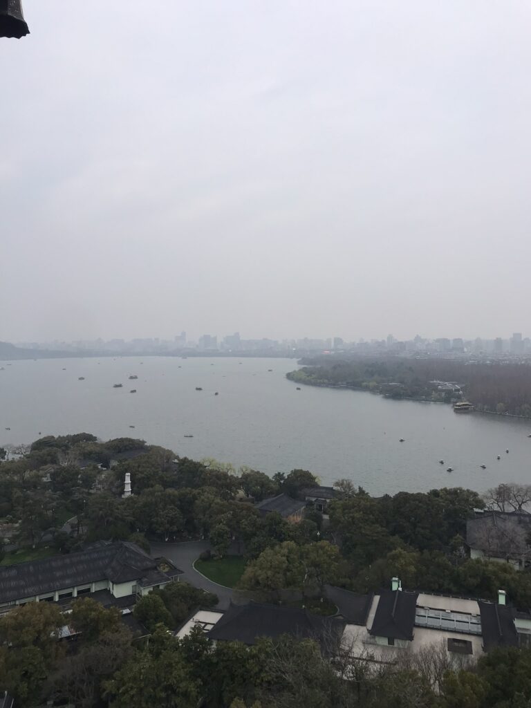 A view of West Lake in Hangzhou