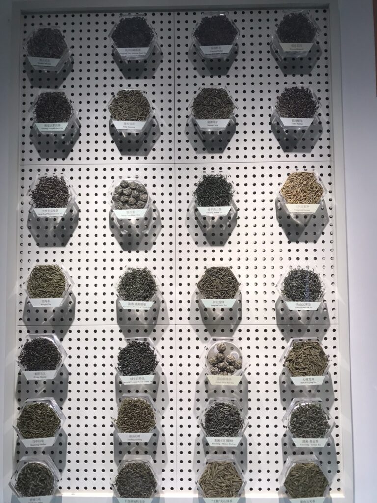 Exhibits at the National Tea Museum in Hangzhou