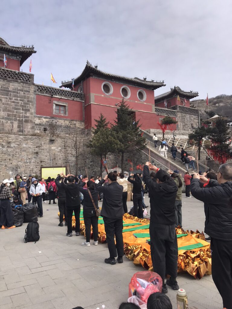 A Taoist ceremony on Mount Tai